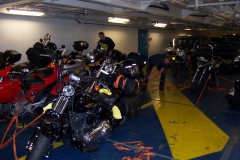 Motorräder verzurren