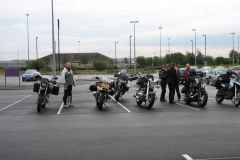 Sammeln auf dem Parkplatz und besprechen der heutigen Tour
