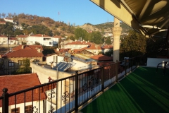 Blick von der Hotelterrasse