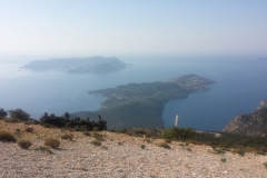 Kastelorizo im Hintergrund