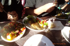 Es gab Fisch