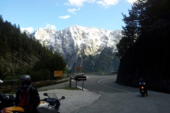 Mangart Pass 2055 Meter über NHN War leider wegen Schnee gesperrt