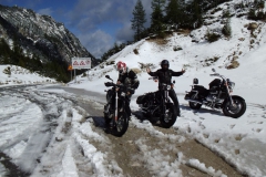 Angekommen am Vrsic Pass 1611 Meter über NHN