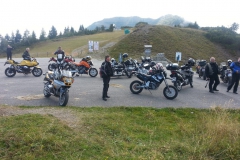 Gruppenpause am Monte Zoncolan