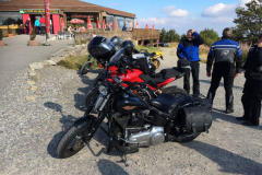 Pause am Schluchtpass