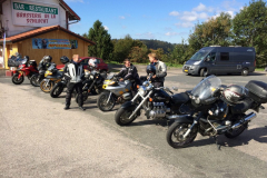 Pause am Schluchtpass