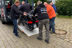Verladung der Black Pearl